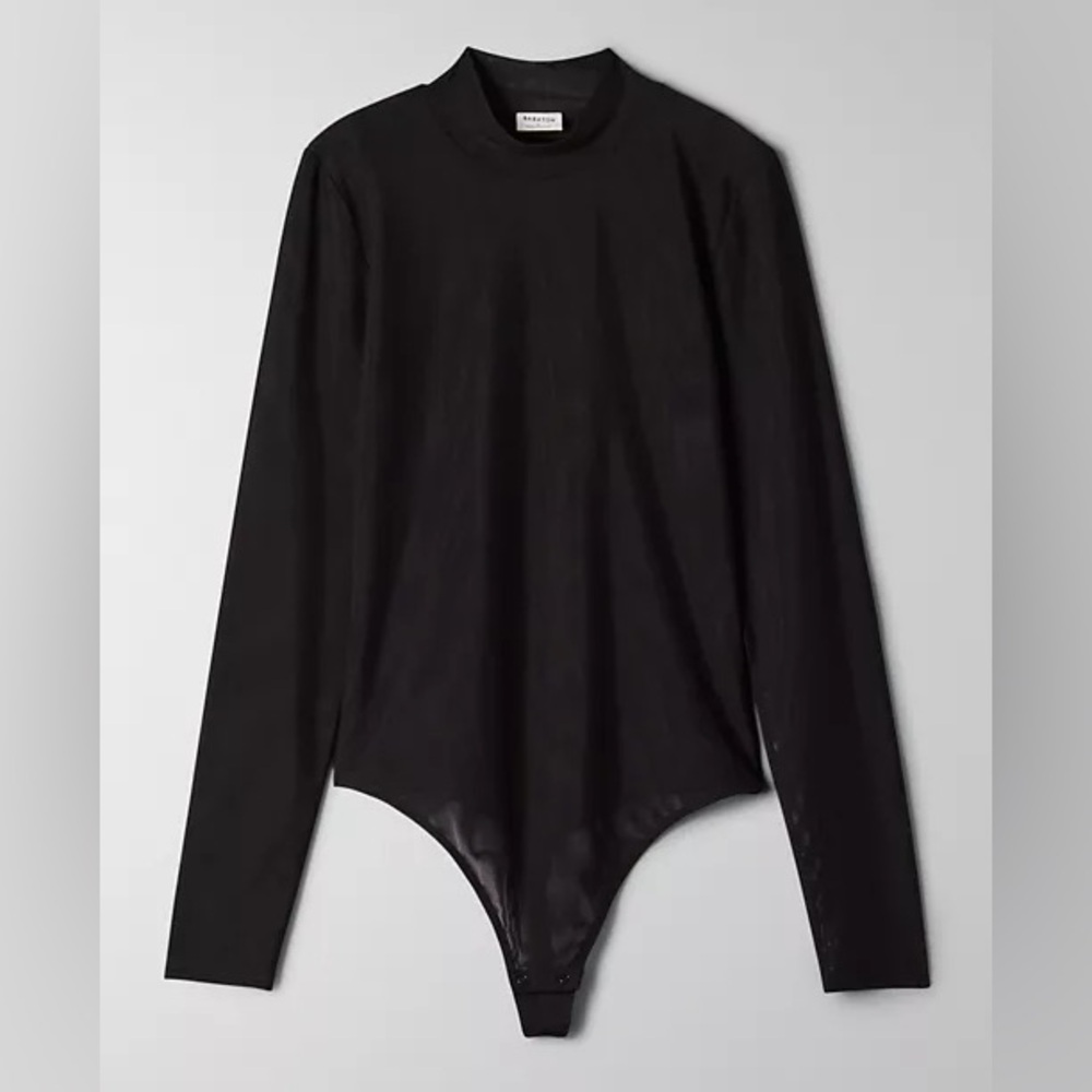 Babaton PARLAY BODYSUIT sheer black